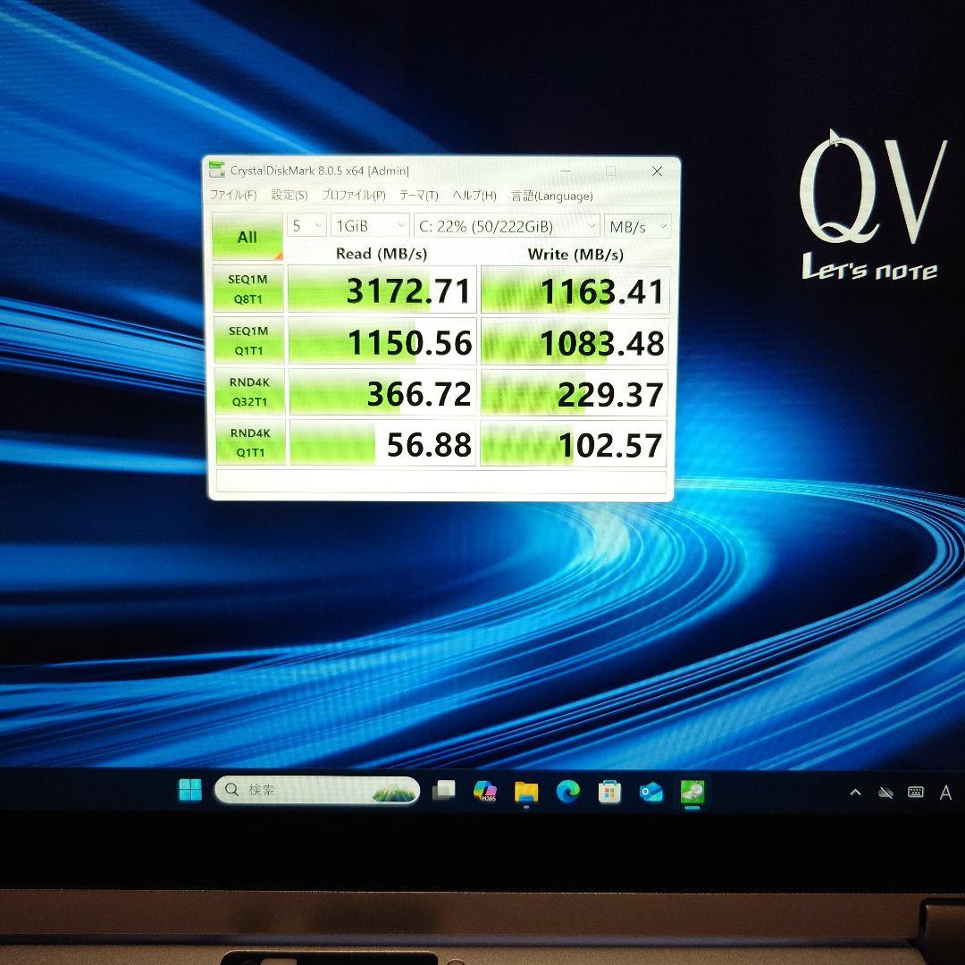 【新品】希少フロントカメラ付きタッチ対応Panasonic QV8【SSD換装】