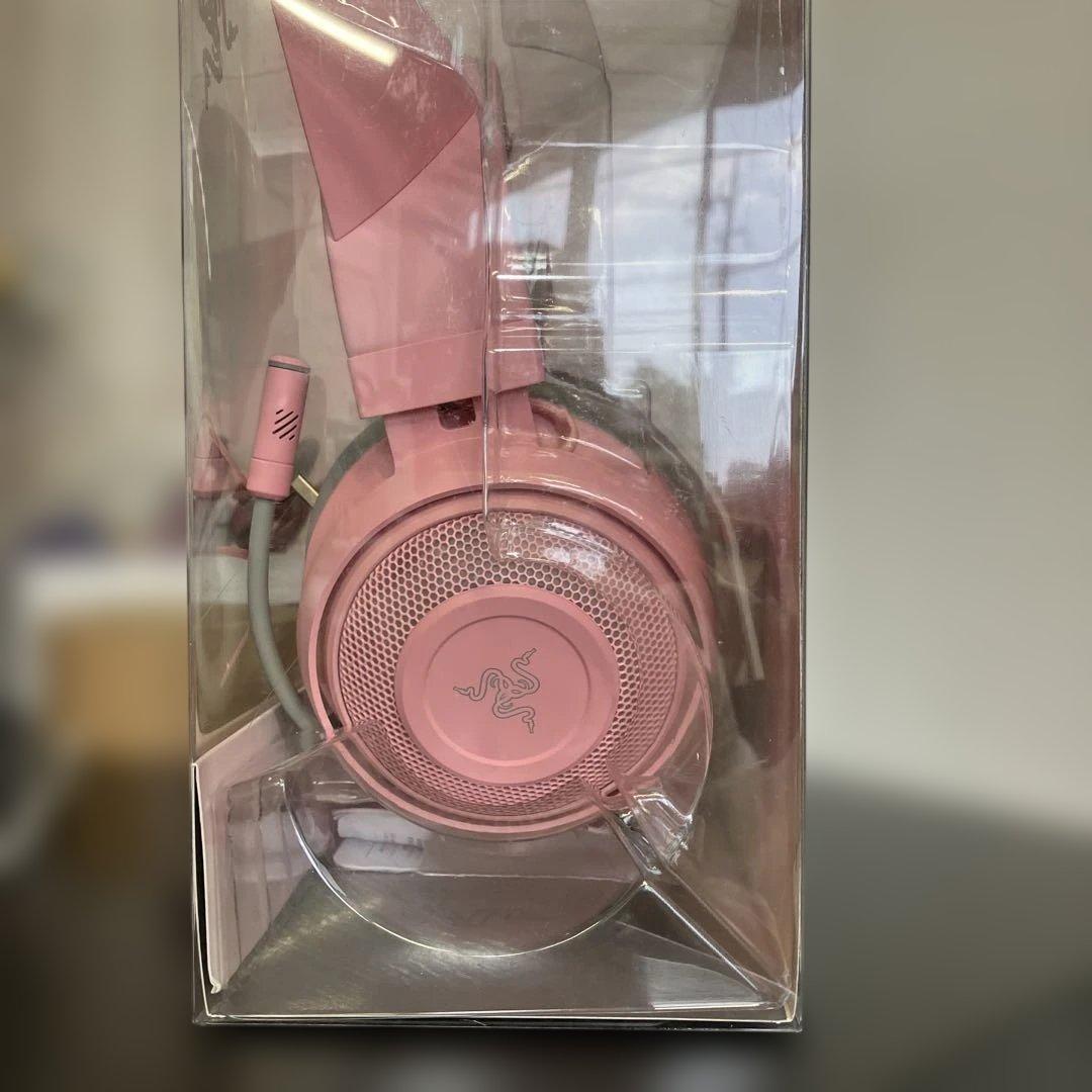 Razer Kraken Kitty Quartz ゲーミングヘッドセット　猫耳