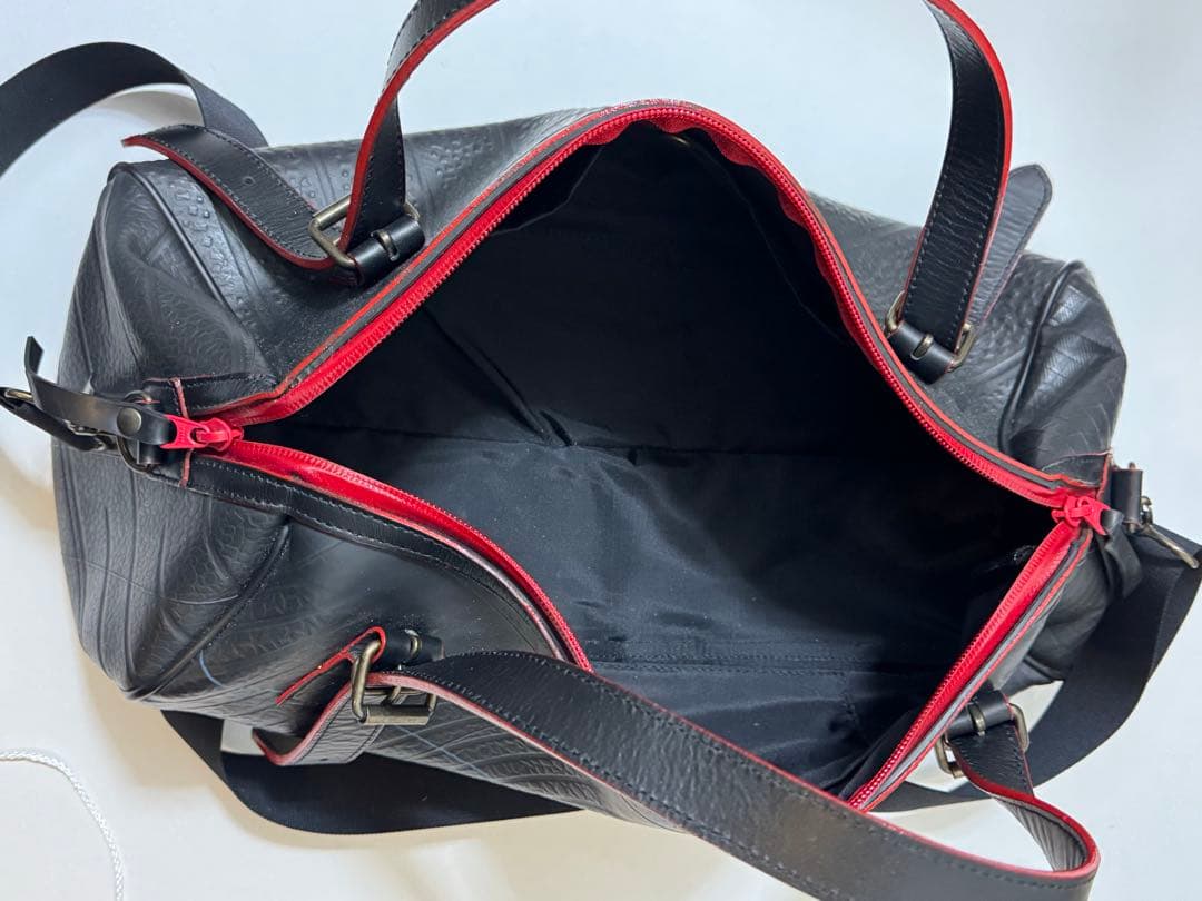 SEAL ボストンバッグ タイヤ レッド防水モデル おまけ ショルダーパッド