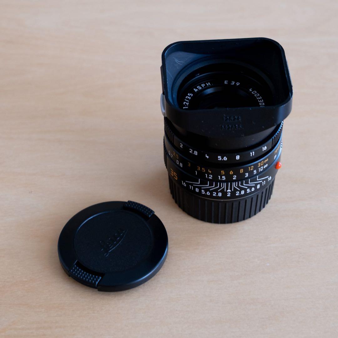 Leicaライカ summicron M35mm F2 ASPH 純正フード付