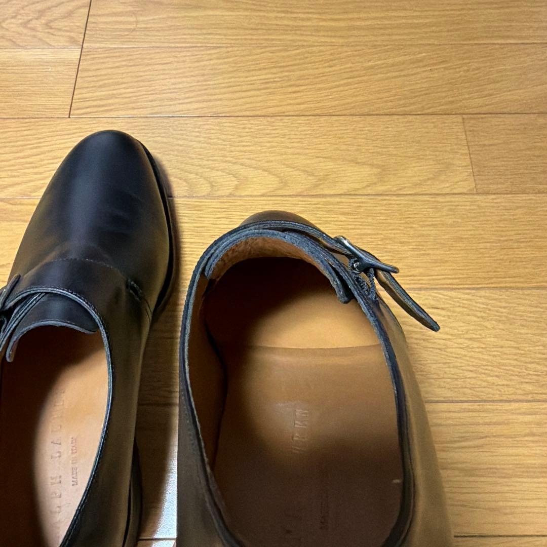 ラルフローレン　モンクストラップシューズ