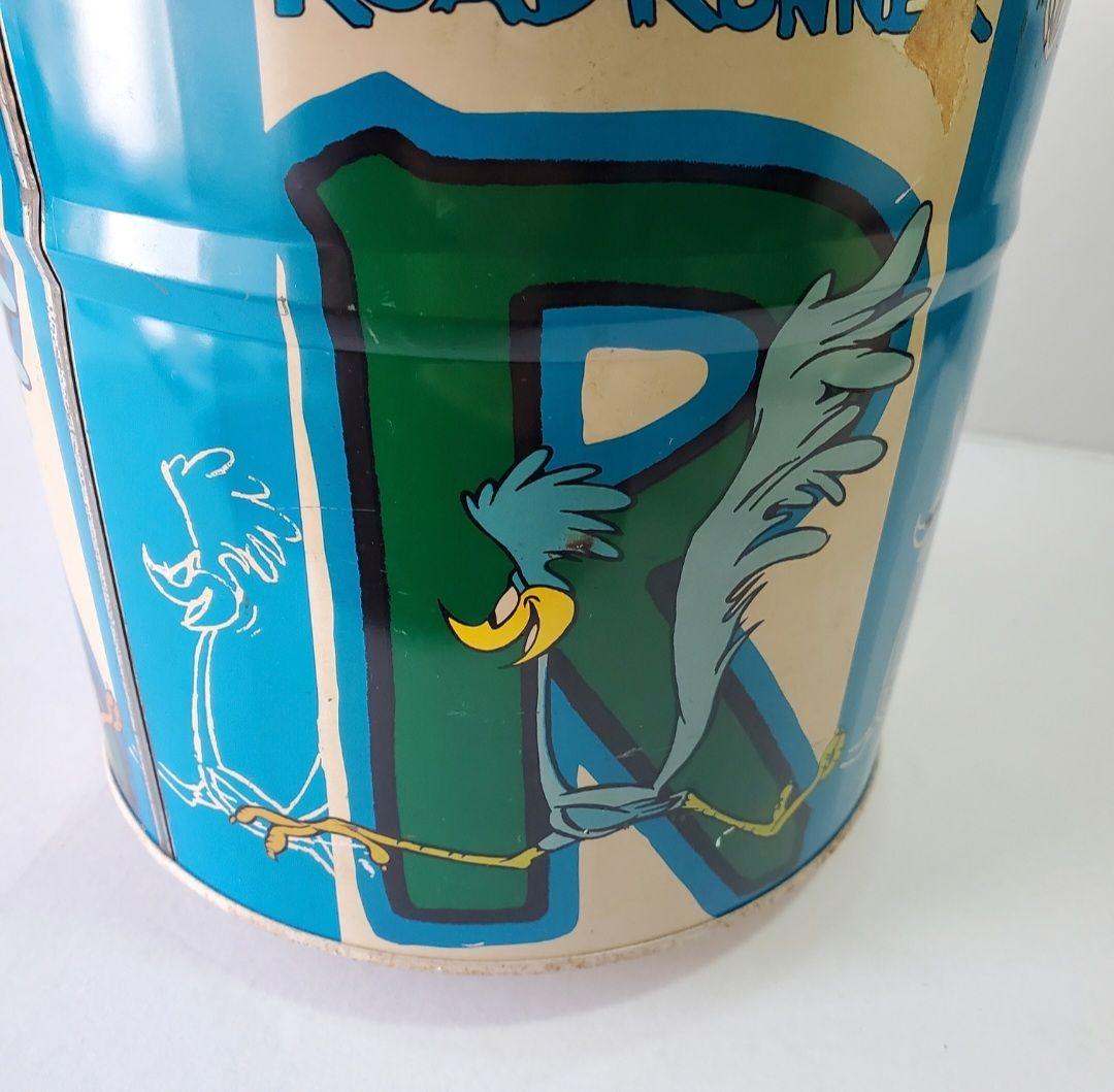 80s Road Runner バケツ Warner Bros. 缶 アメコミ