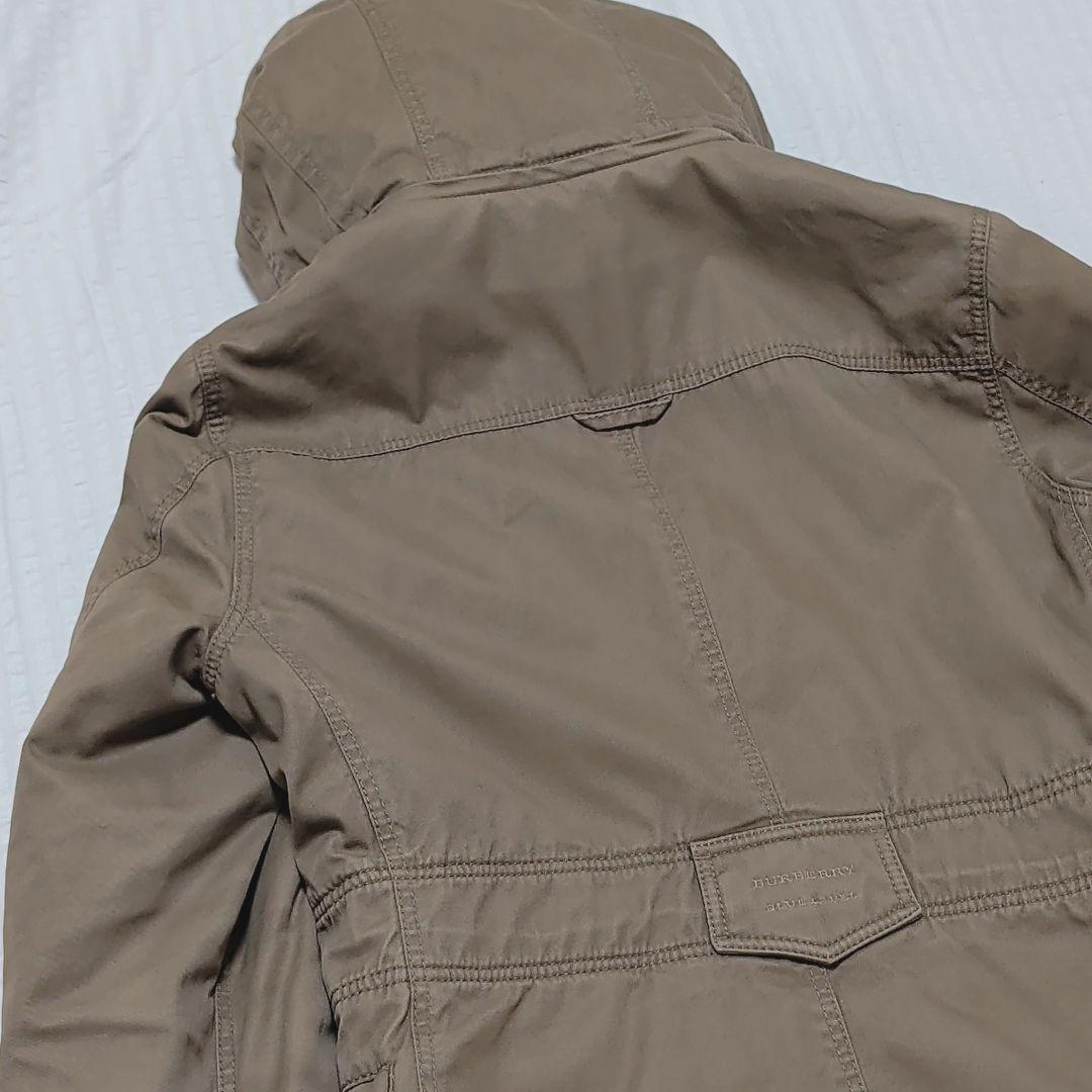 バーバリーブルーレーベル モッズコート ミリタリージャケット 38