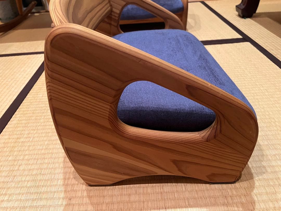 座椅子/木製/4脚セット/HIDA（2脚セットでの購入も可）