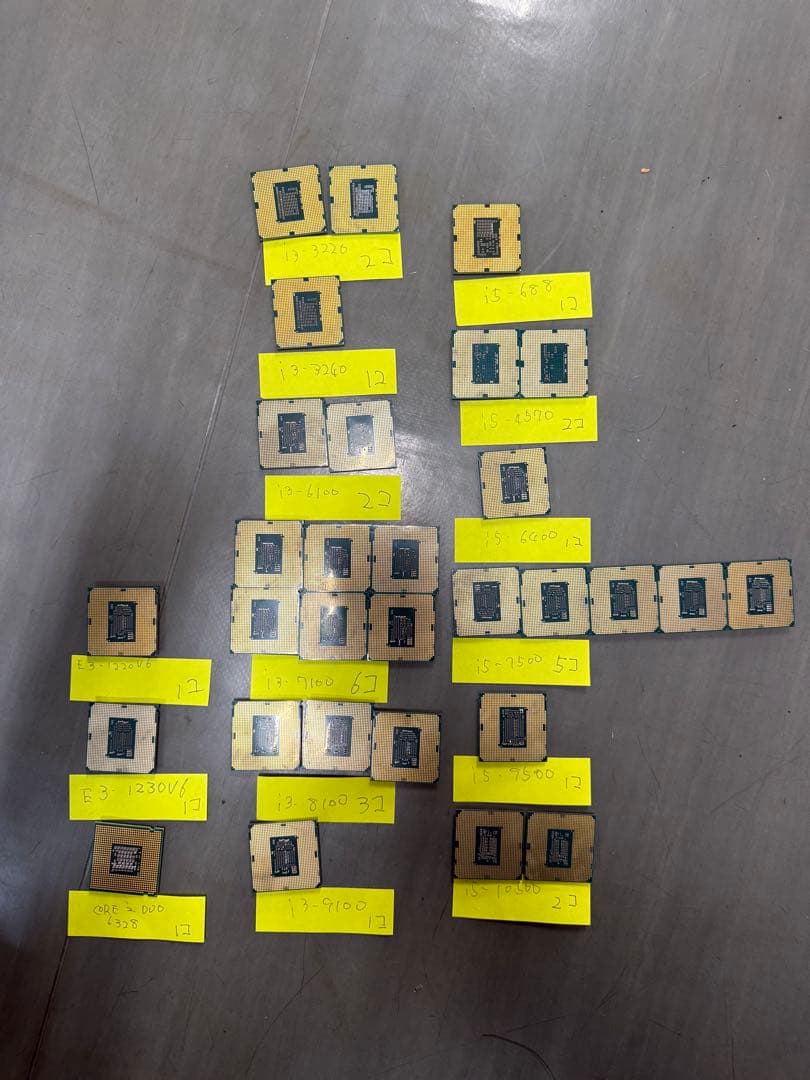 値下げ　お買い得セットCPU 30個i5 i3多数