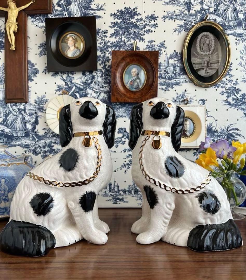 スタッフォードシャードッグ 22.5cm ♤ 英国ヴィンテージ