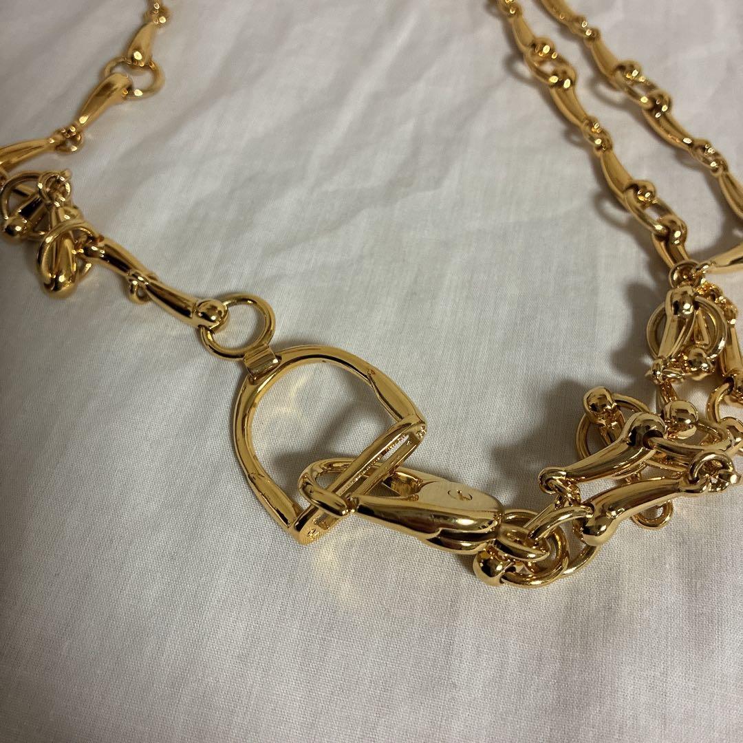 美品☆GUCCI　チェーンベルト　ゴールド　ヴィンテージ