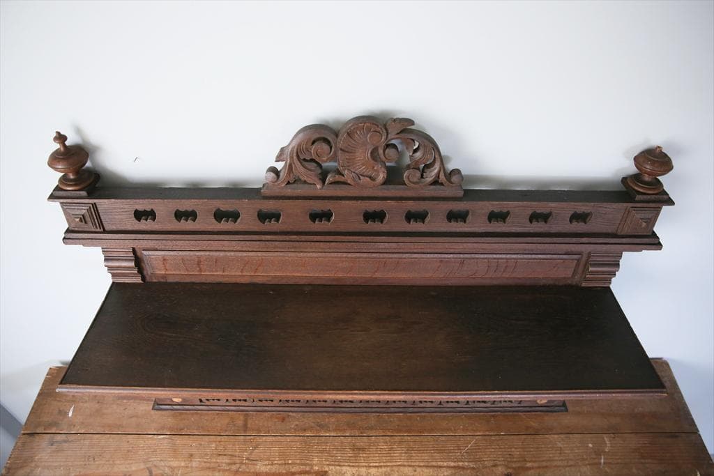 フランスアンティーク木製パーツ/壁飾り/オブジェ/ウォールデコ(90-102-2