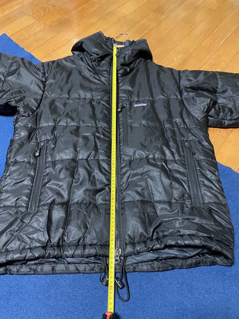 Patagonia ブラック ナイロンジャケット ダスパーカー