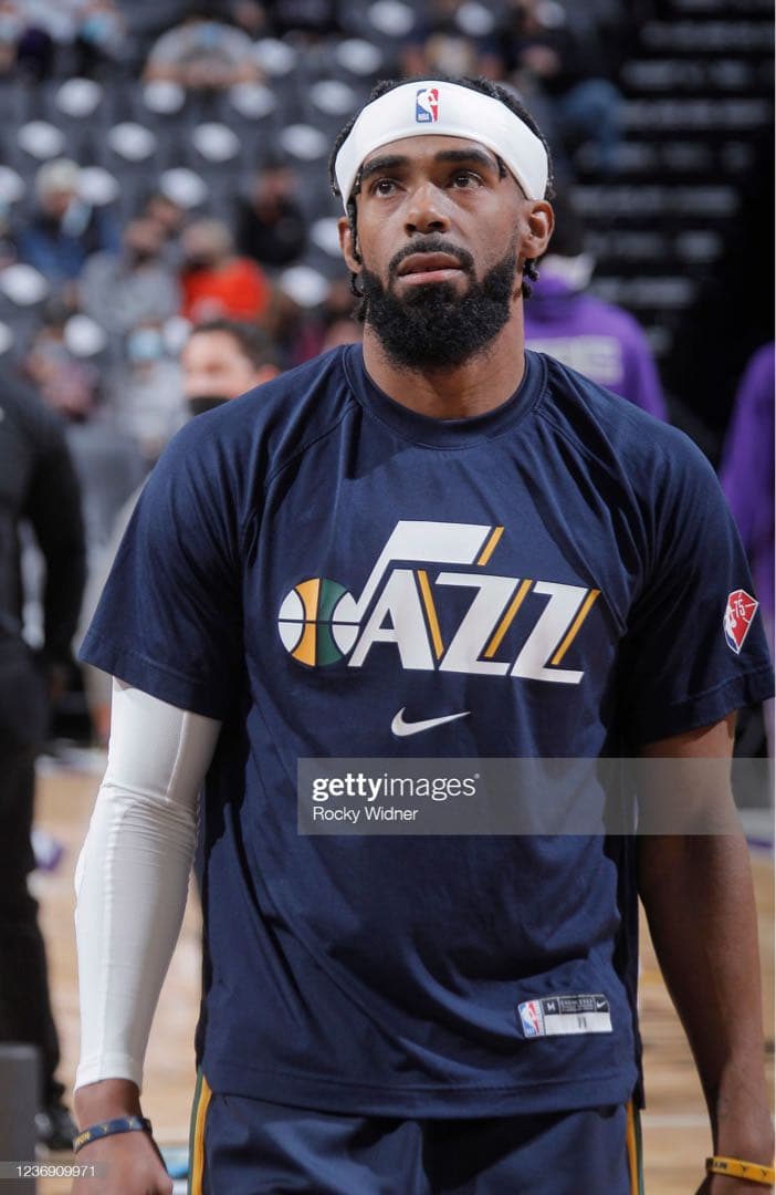 ナイキユタジャズワームアップtシャツNBA75周年選手支給品Used Mサイズ