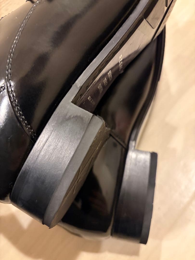 【極美品】REGAL リーガル　革靴　31TR ストレートチップ 25.5センチ