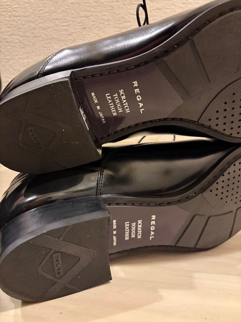 【極美品】REGAL リーガル　革靴　31TR ストレートチップ 25.5センチ