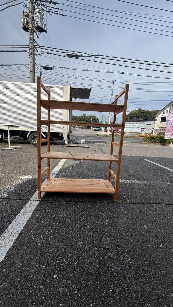 MUJI 無印良品 パイン材ユニットシェルフ 幅86cm