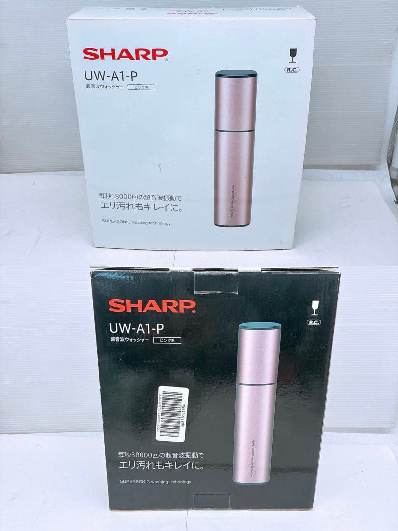 シャープ 超音波ウォッシャー ピンク UW-A1-P SHARP エリ汚れ 振動