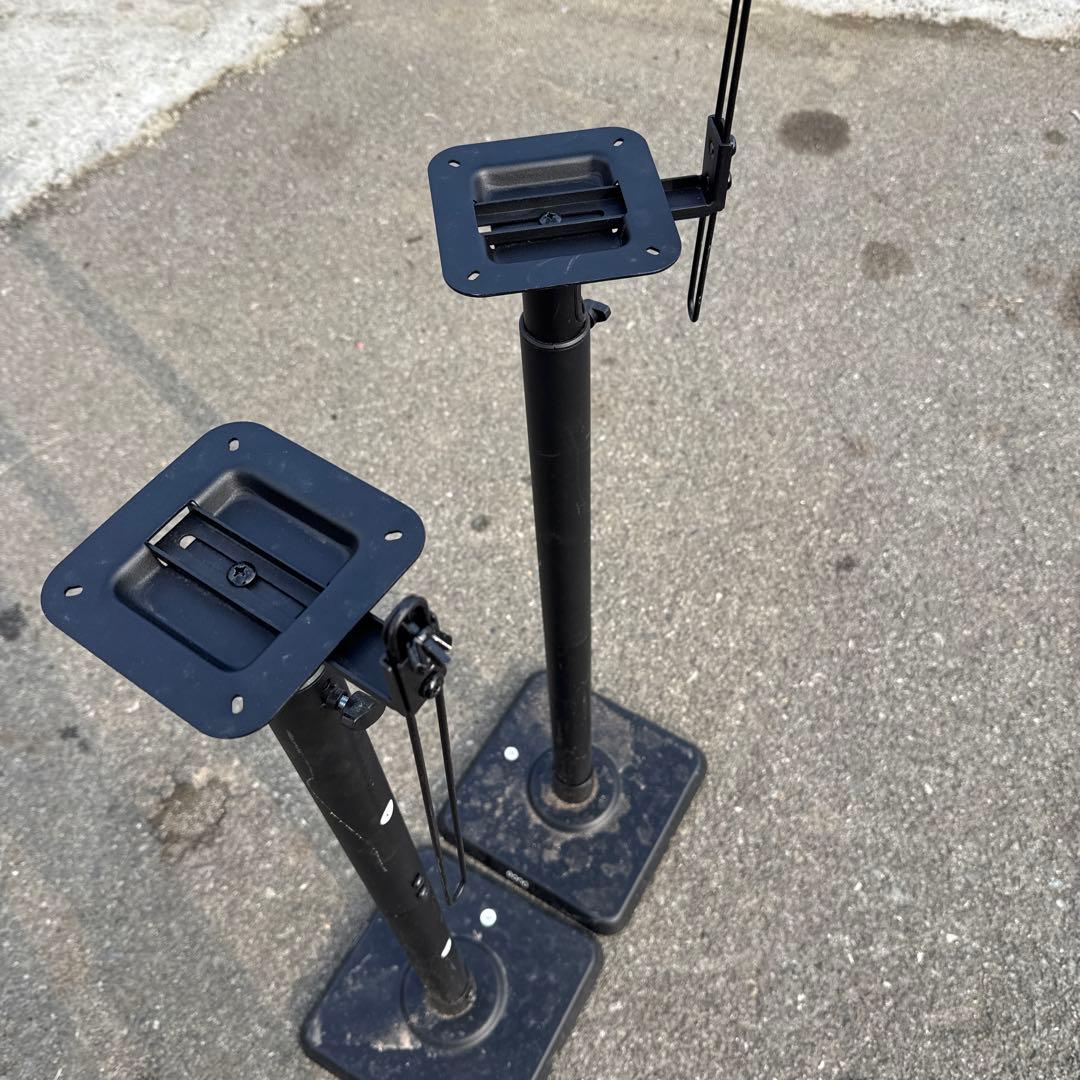 eono スピーカースタンド ブラック2本セット