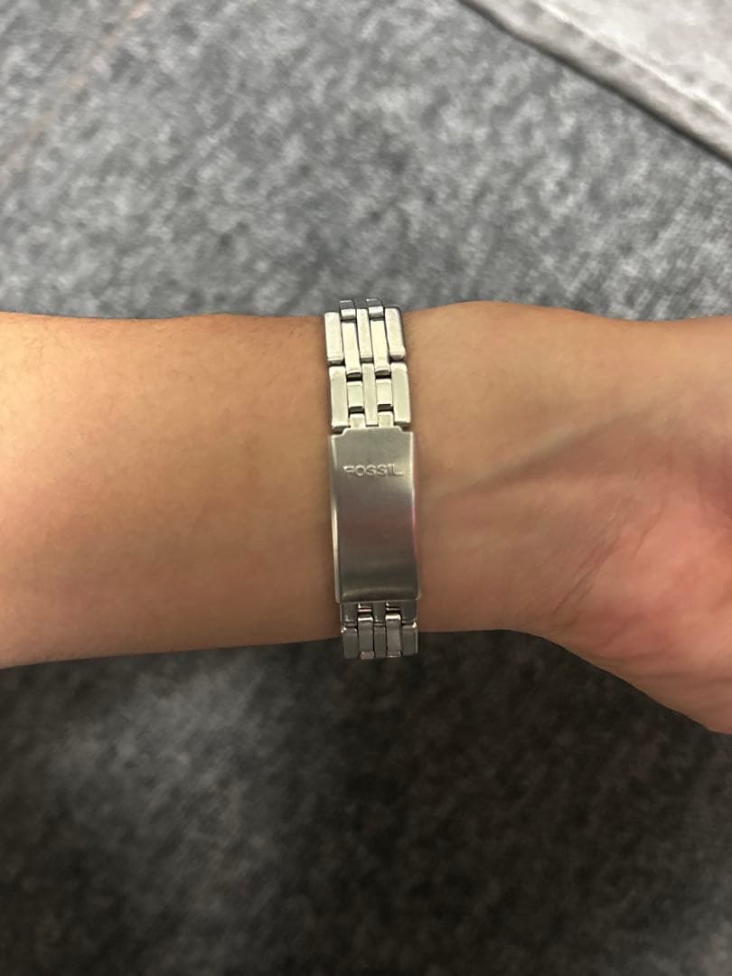 FOSSIL BIG TIC JR-7917 オレンジ盤【動作確認済】