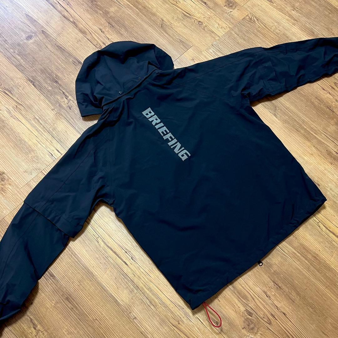 Tomo　BRIEFING GOLF ジャケットブラック レインウェア L