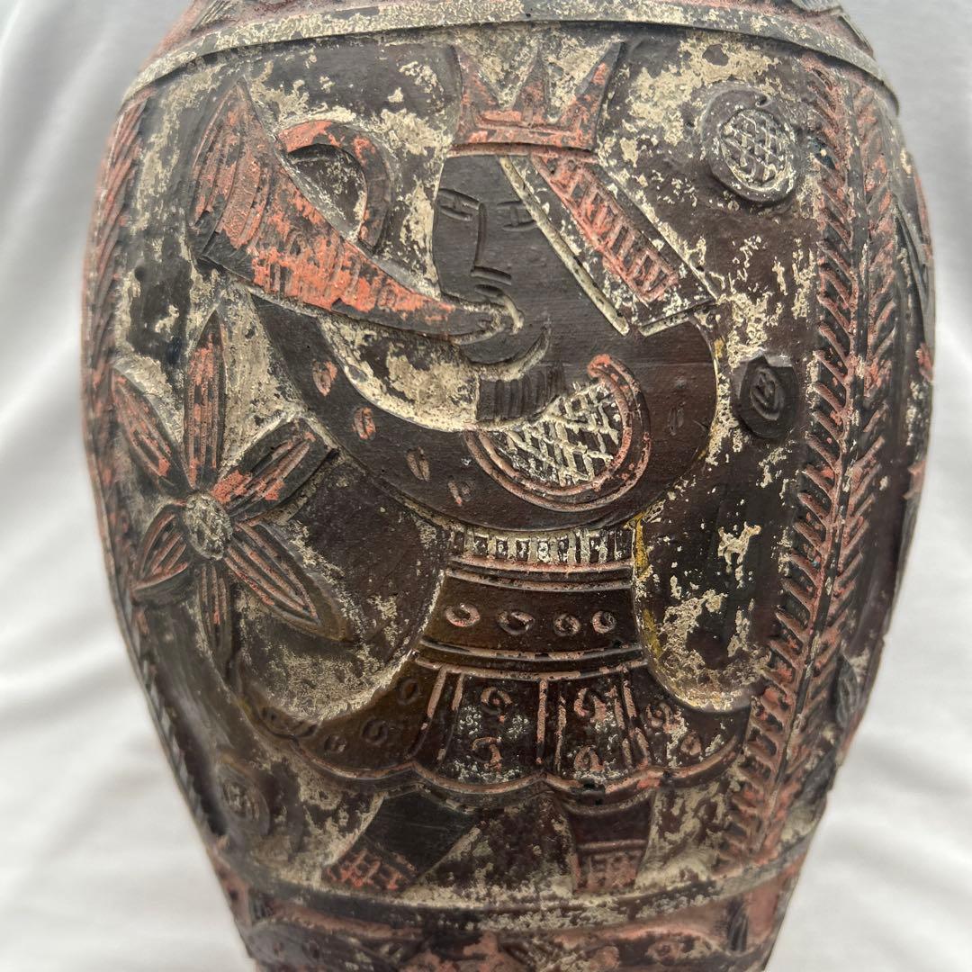 琉球古典焼　花瓶　壺　沖縄　アンティーク