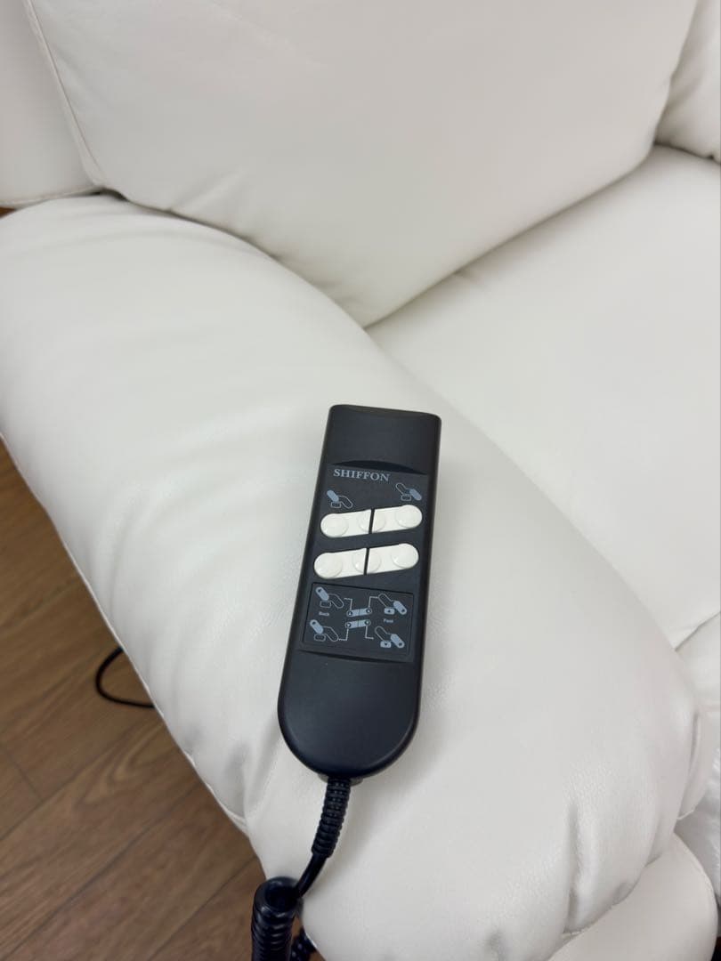 電動ラウンジチェアSHIFFONシフォン ホワイト　極美品