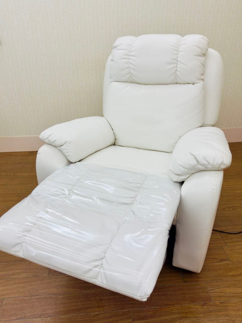 電動ラウンジチェアSHIFFONシフォン ホワイト　極美品