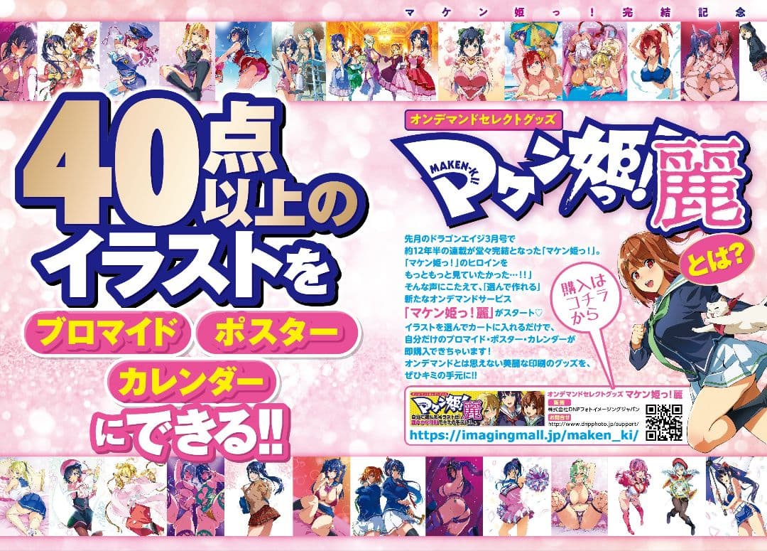マケン姫　麗　二条秋　額入りポスター