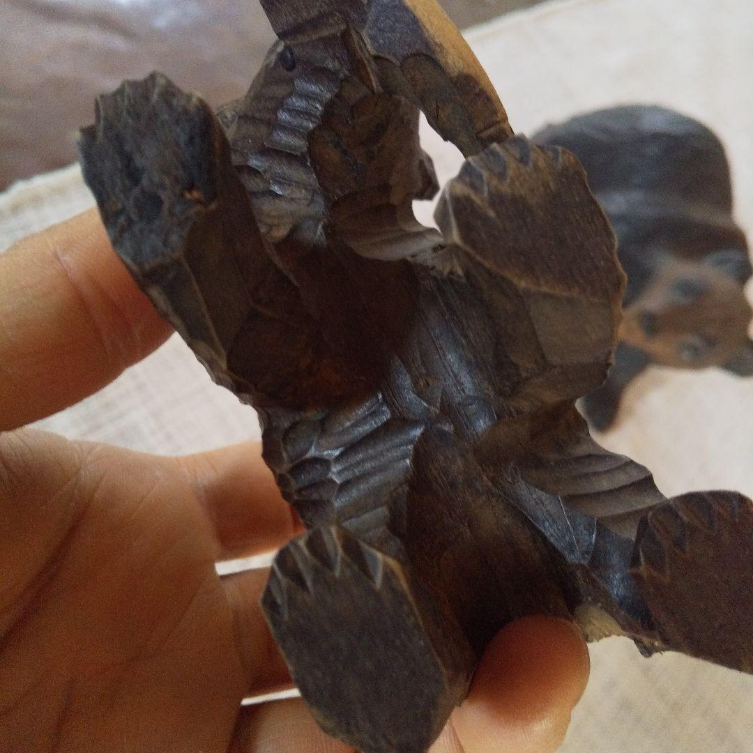 アイヌ木製熊の置物、アイヌ人形、ジンギスカン、