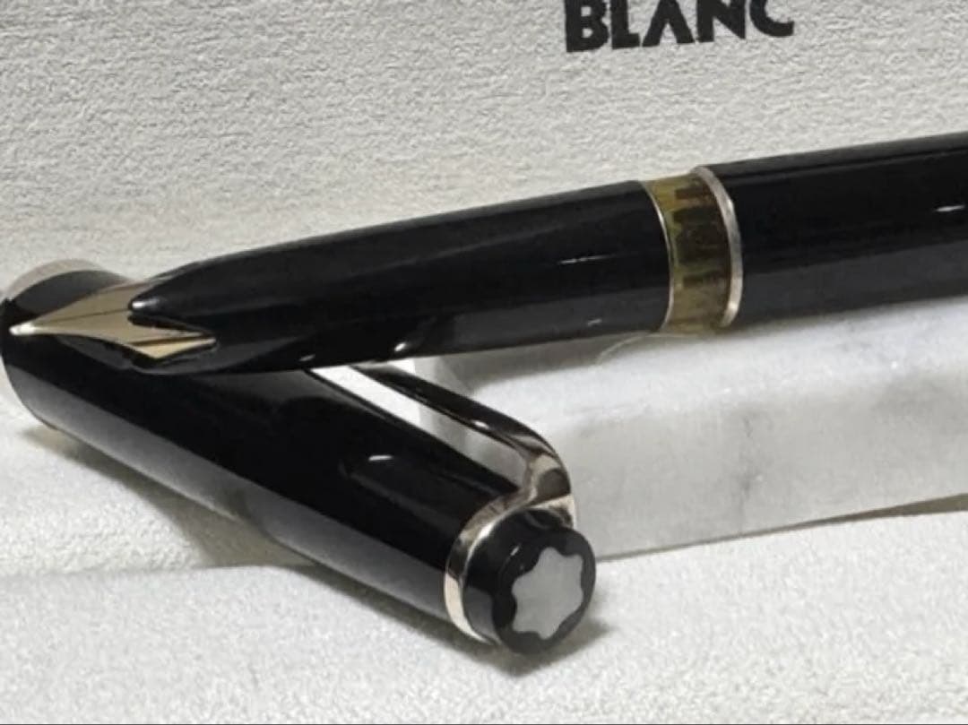 【美品】モンブラン万年筆 No12 1960s ペン先18c 750 ブラック