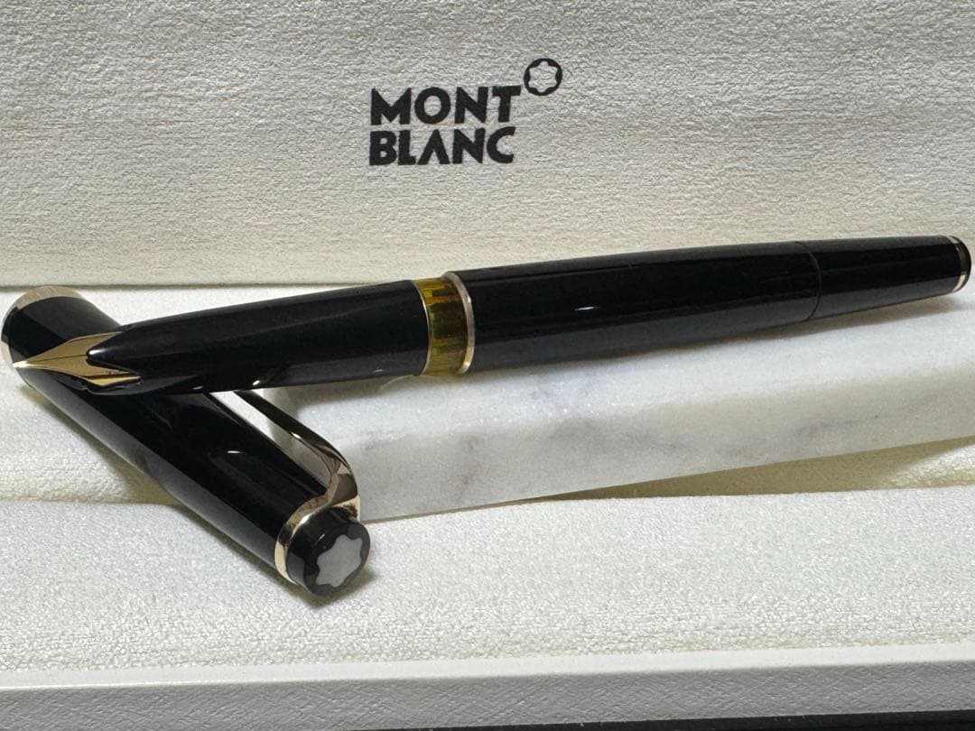 【美品】モンブラン万年筆 No12 1960s ペン先18c 750 ブラック