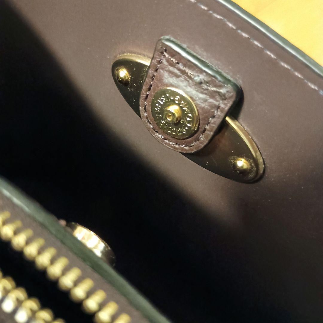 コーチ レザー スモールショルダーバッグ ブルー 青 COACH バケット