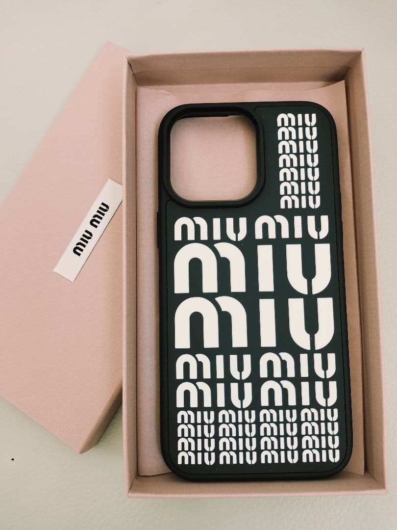 新品未使用★ MIU MIU iPhone 14 PRO MAX ケース