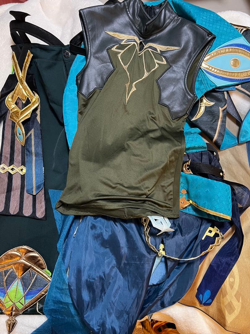 原神 アルハイゼン 三分妄想 コスプレ 衣装 ウィッグ 武器