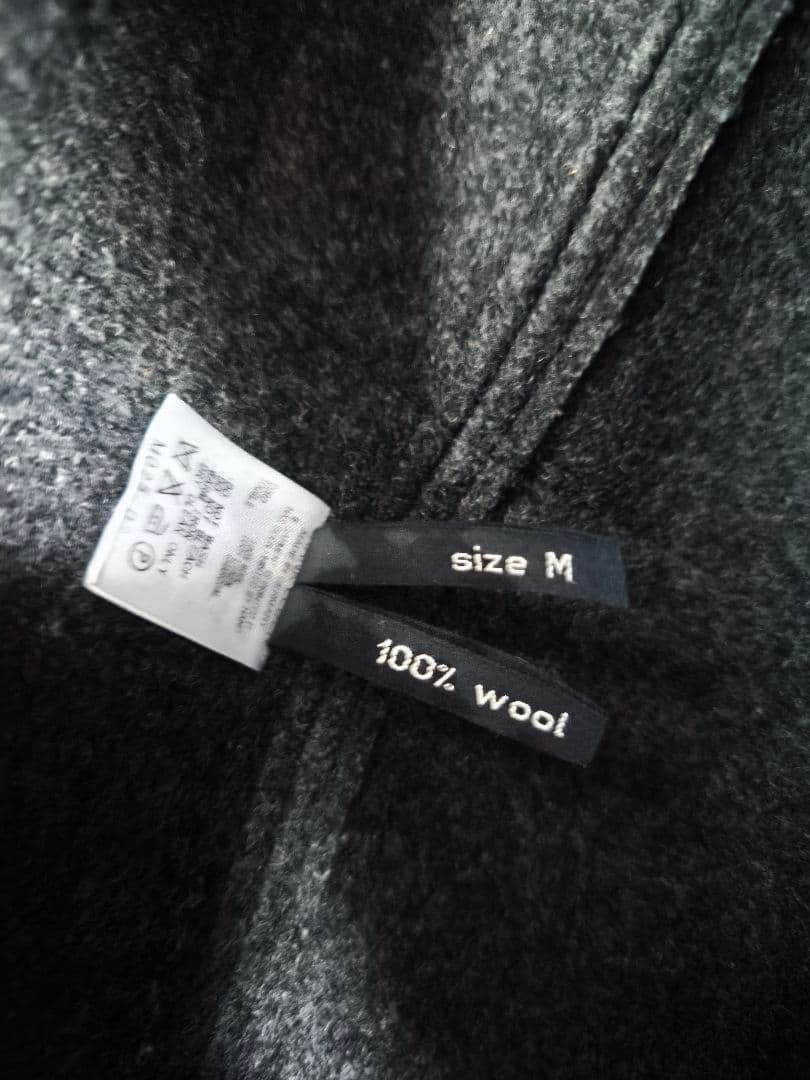 フランクリーダー　ヘビーローデンウール ダッフルコート　М　チャコールグレー