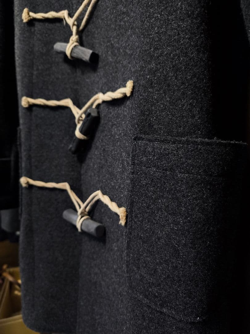 フランクリーダー　ヘビーローデンウール ダッフルコート　М　チャコールグレー