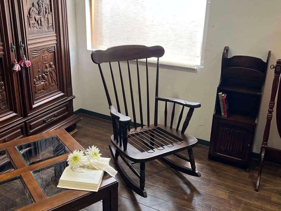 k365r120 和製ヴィンテージ ロッキングチェア 座面クッションなし