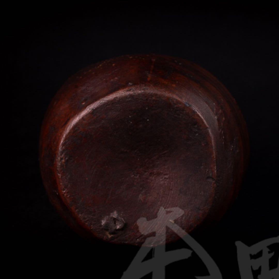 備前瓢型大茶入 幕末～明治 骨董品  備前焼