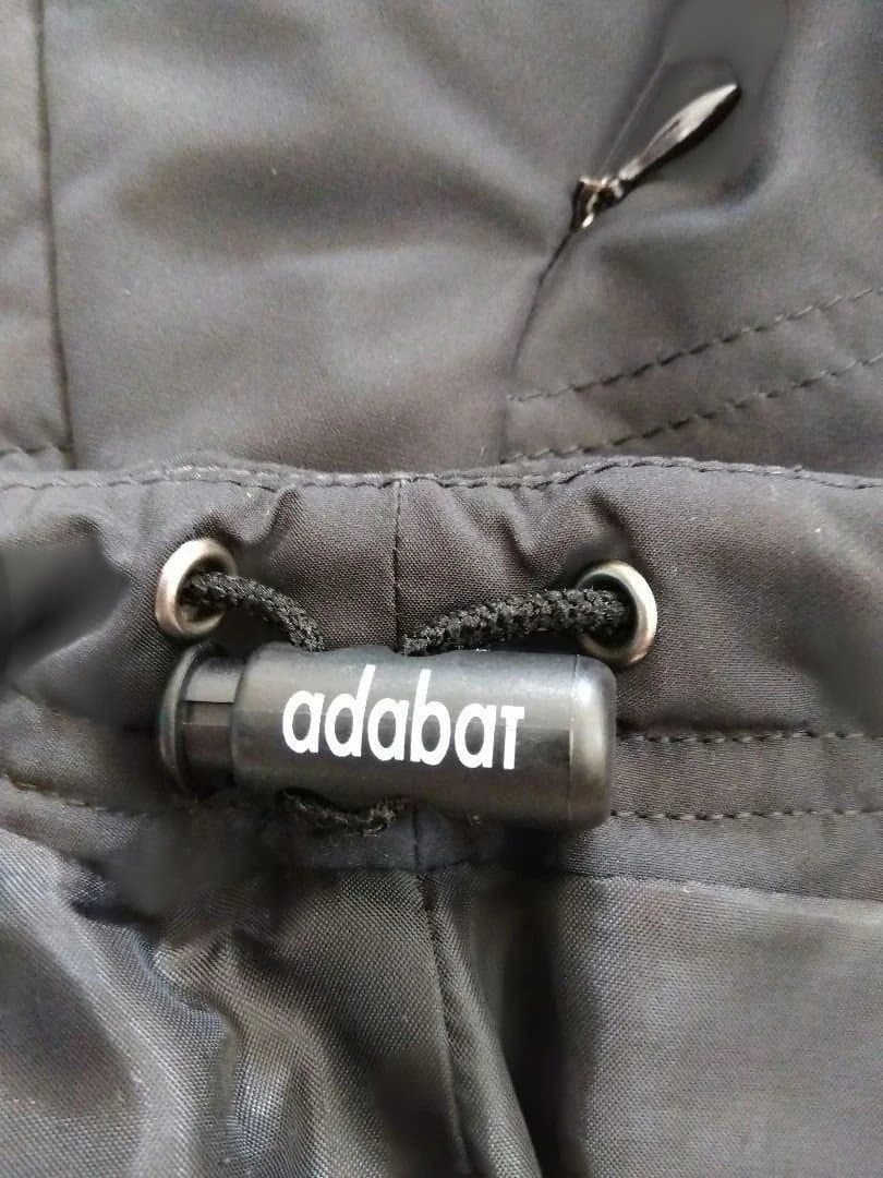 adabat 黒 ジャケット フード付き