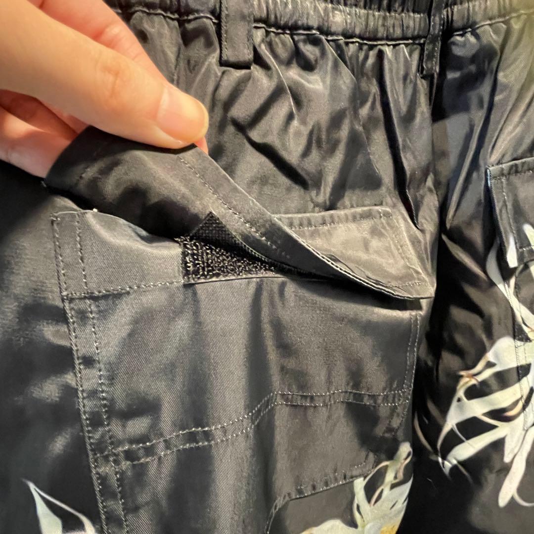 新品印花スキーパンツ L 男女兼用 花柄