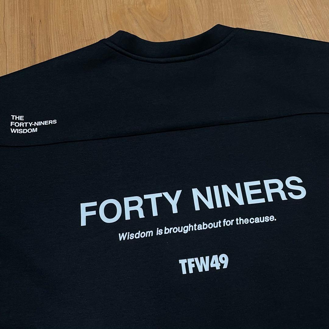 TFW49 クルーネック　スウェット　XL ブラック　ゴルフ　トレーナー