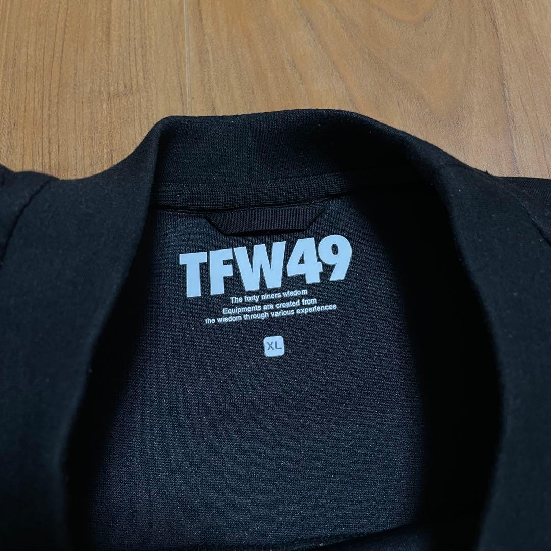 TFW49 クルーネック　スウェット　XL ブラック　ゴルフ　トレーナー