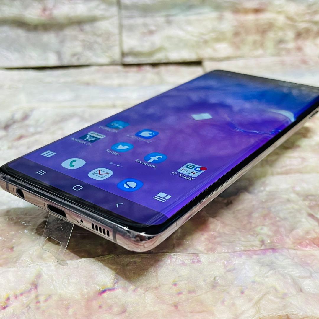 美品 SIMフリー Galaxy S10+ 128GB プリズムブラック