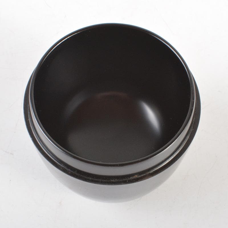 茶道具　黒漆　棗　桐箱付　V　6271