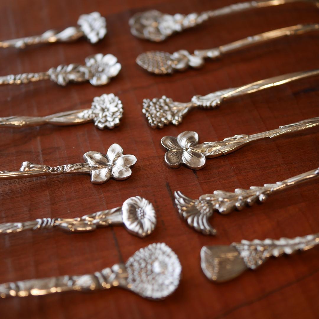 ◆TIFFANY◆アンティーク◆デミタススプーン◆12本セット◆