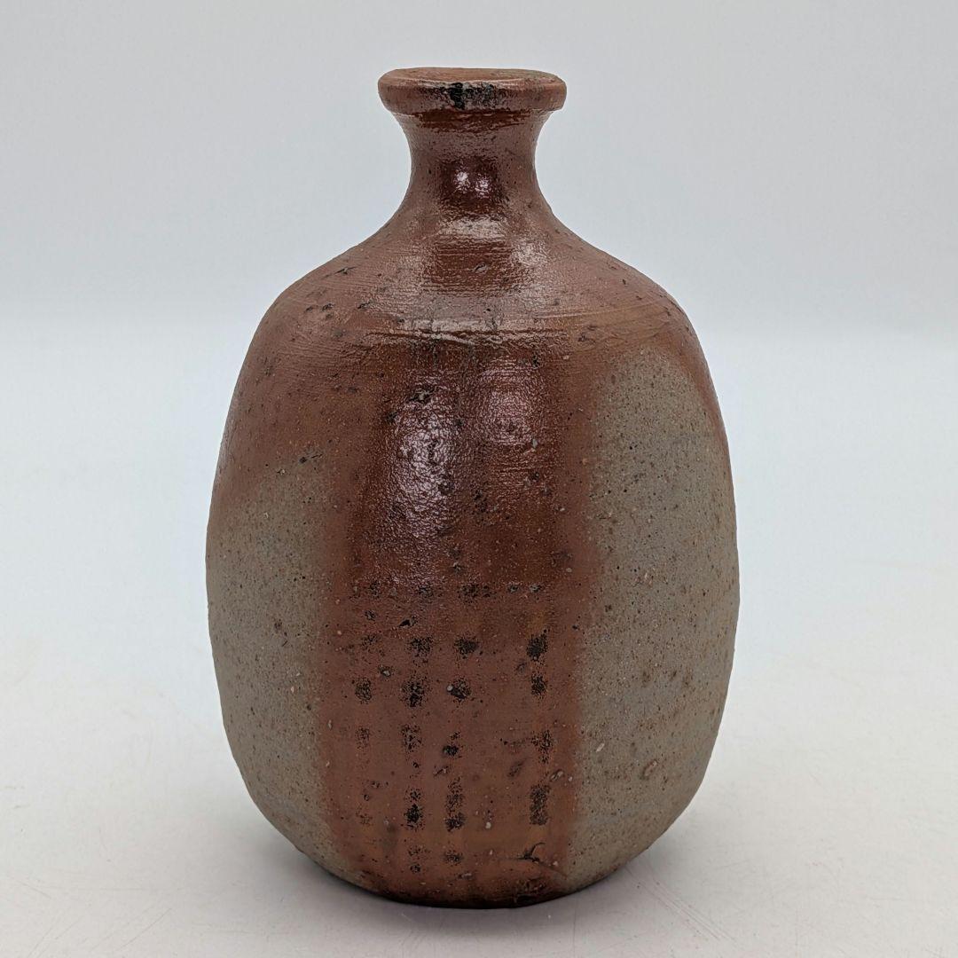 岡山県重要無形文化財 藤原建 備前焼 緋襷徳利 共箱合布 とっくり 酒器 食器