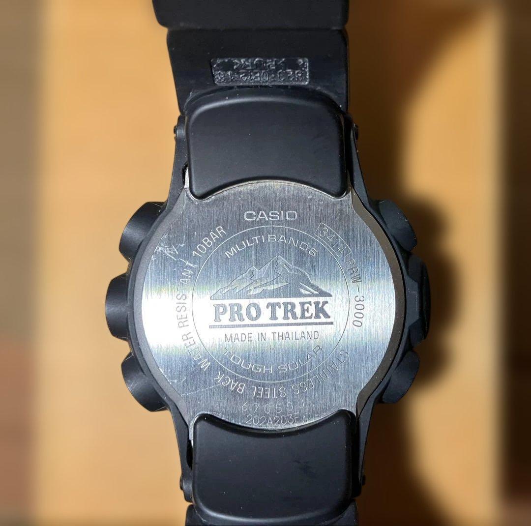 CASIO PROTREK PRW3000 3414 ブラック