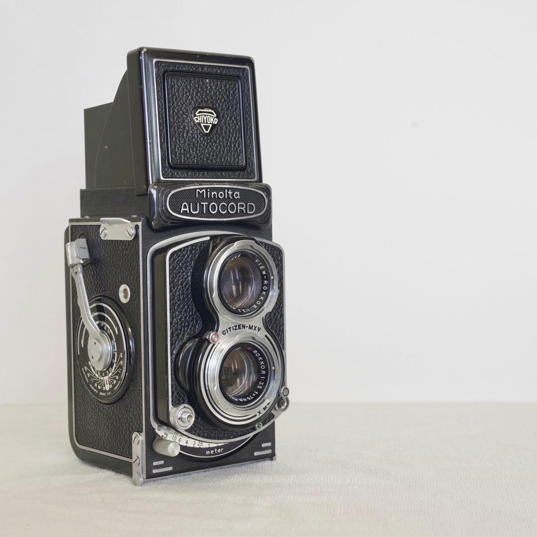 【分解清掃、動作確認済】ミノルタ オートコード 二眼レフカメラ 中判フィルム