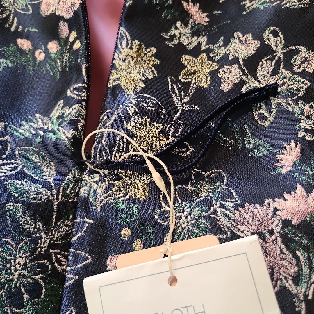 ROSE TIARA 花柄 ノースリーブ ワンピース タグ付き 46