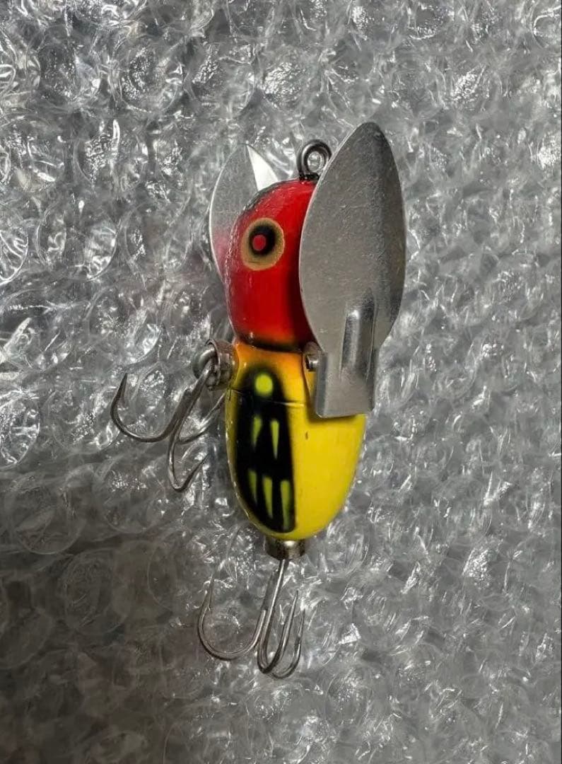 ヘドン　タイニークレイジークローラー　逆目　アンダーアイ　超希少　HEDDON