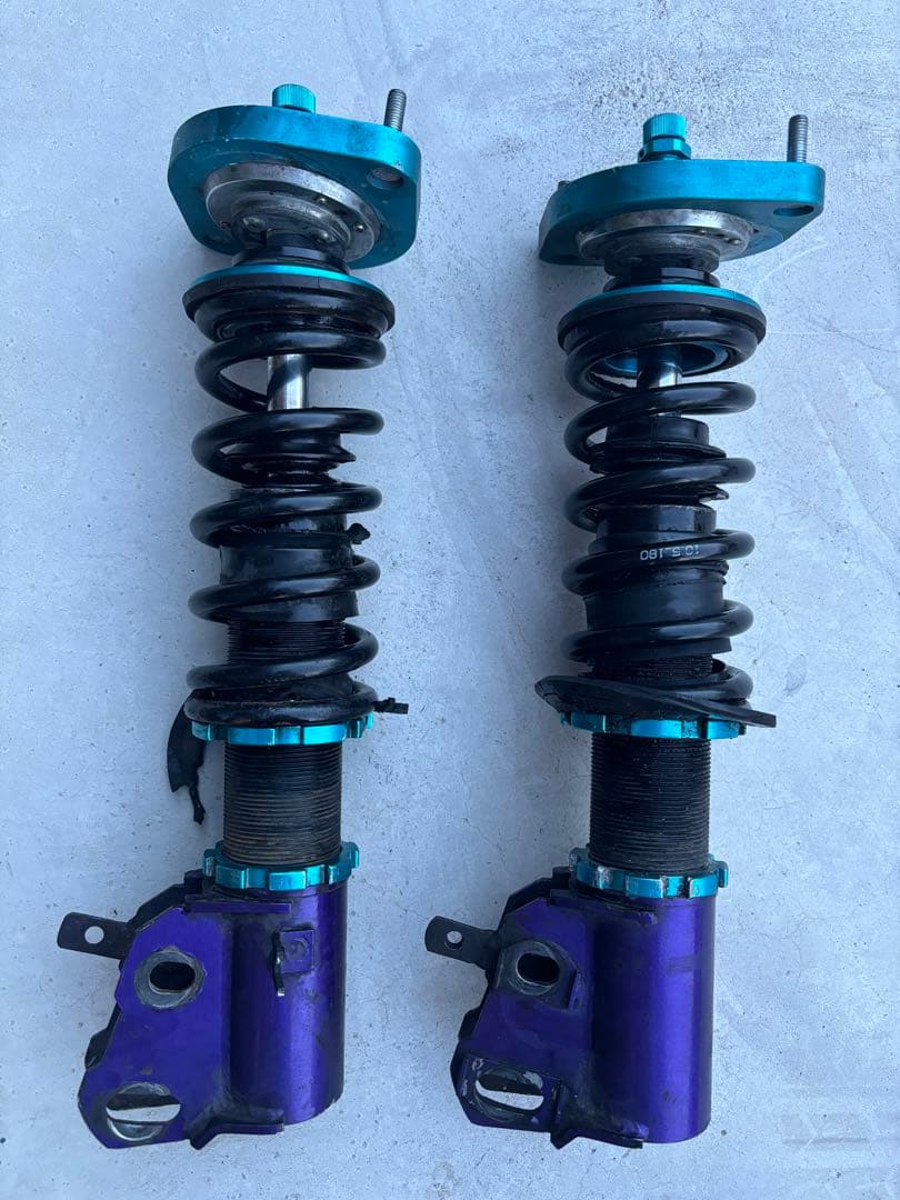 イデアル　車高調　アルトラパン　HE22S フロントのみ　ショックオイル漏れ有