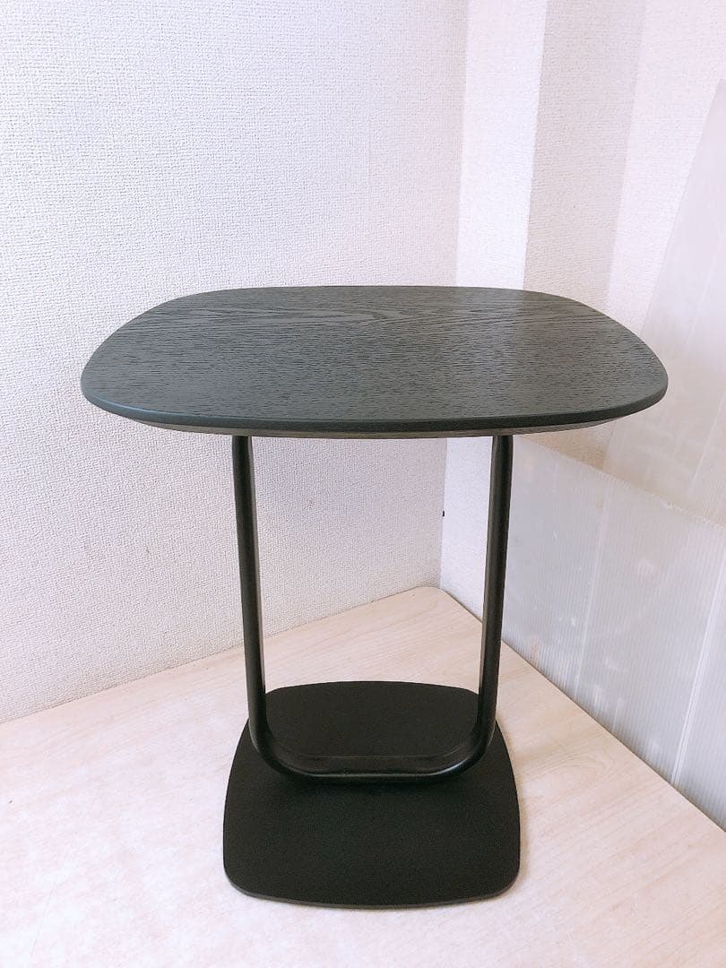 ⑥未使用★東谷 サイドテーブル ブラック TEC-84BK 机 インテリア家具