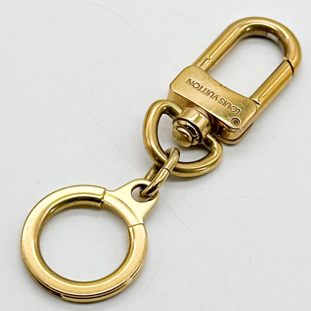 ルイヴィトン アノクレ バッグチャーム キーホルダー キーリング ゴールド